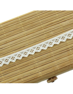 Dentelle élastique 15 mm - Écru
