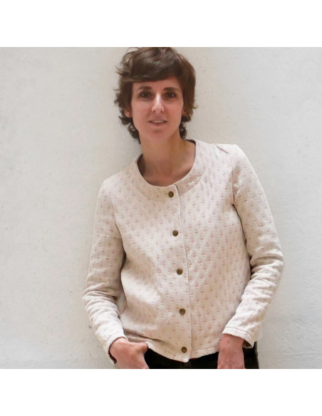 Patron de gilet Vic Mum - Ikatee