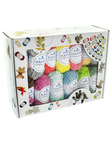 Coffret 25 pelotes Happy Chenille DMC