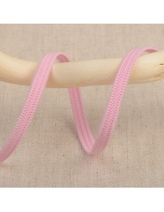 Elastique souple 5 mm - Rose