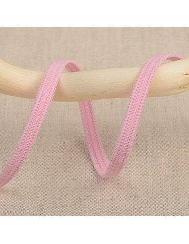 Elastique souple 5 mm - Rose