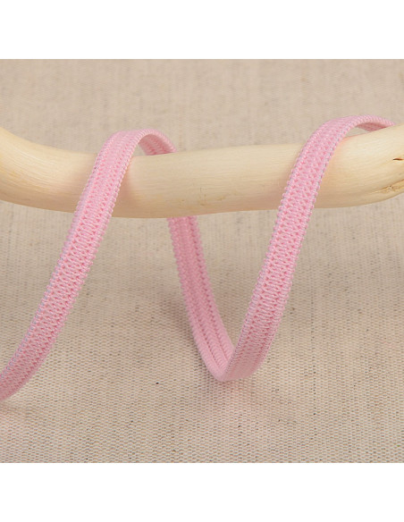 Elastique souple 5 mm - Rose