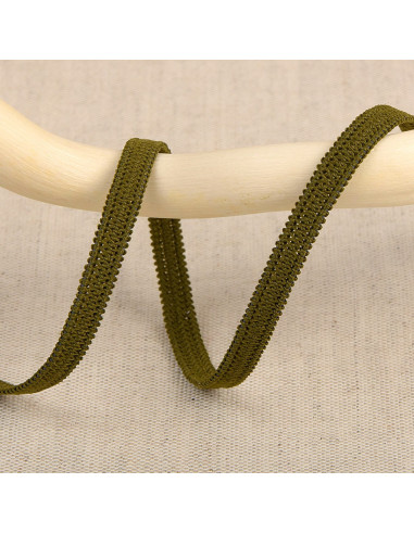 Elastique souple 5 mm - Kaki