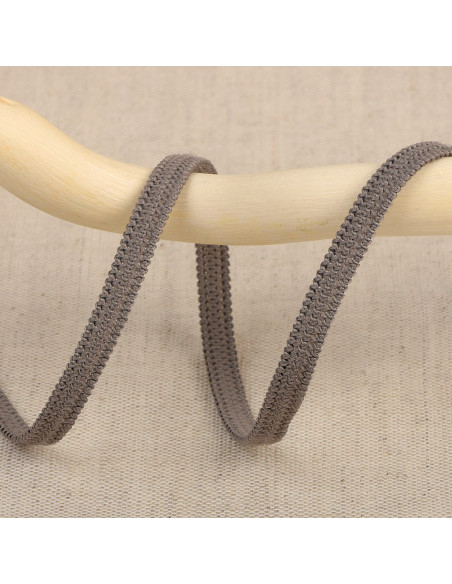 Elastique souple 5 mm - Gris foncé