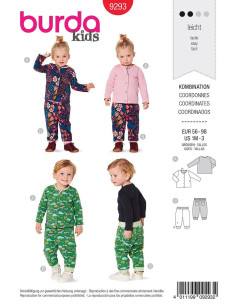 Patron de veste et pantalon - Burda 9293