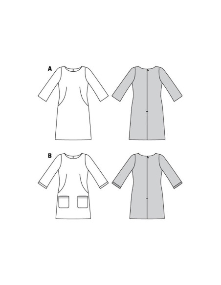 Patron de robe - Burda 6149