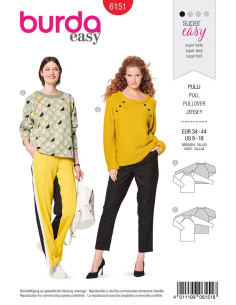 Patron de pull - Burda 6151