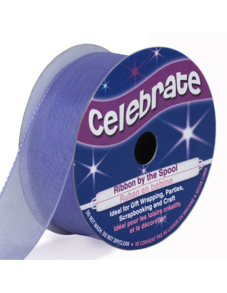 Ruban organza Celebrate parme - 20 mm x 5 m