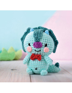 Kit crochet minigurumi - Taro le dino 2