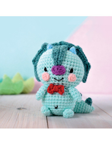 Kit crochet minigurumi - Taro le dino