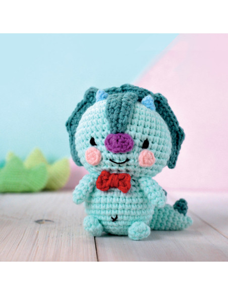 Kit crochet minigurumi - Taro le dino