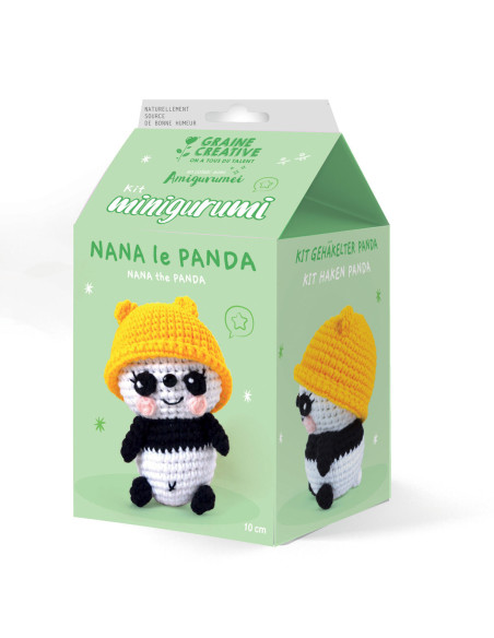 Kit crochet minigurumi - Nana le panda