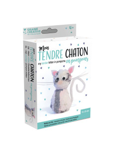 Kit pompon - Mon tendre chaton