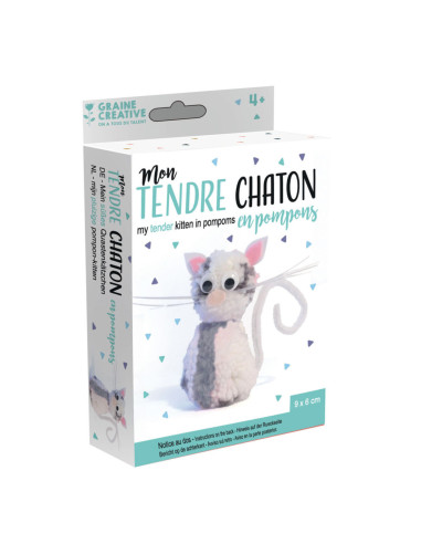 Kit pompon - Mon tendre chaton