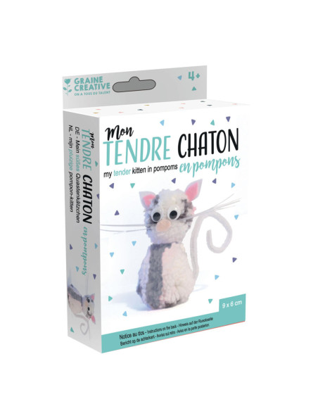 Kit pompon - Mon tendre chaton