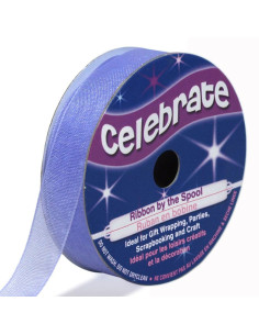 Ruban organza Celebrate parme - 12 mm x 6 m