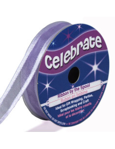Ruban organza Celebrate parme - 12 mm x 5 m