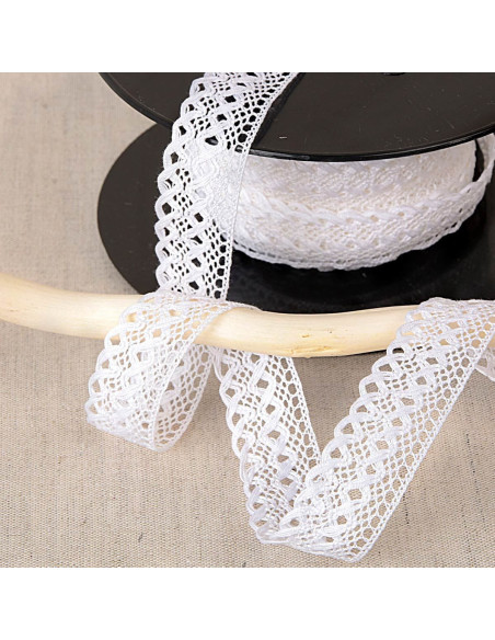 Dentelle feston 20mm  - Blanc
