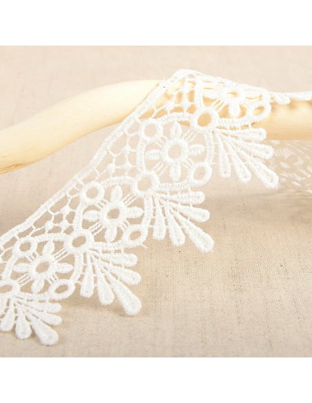 Guipure gothique  - Blanc