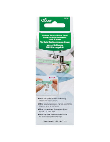 Pied guide matelassage pour machine à coudre