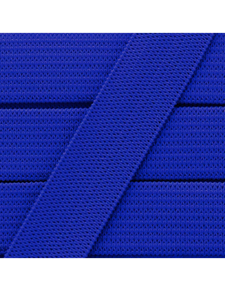 Élastique souple 15 mm - Bleu roi