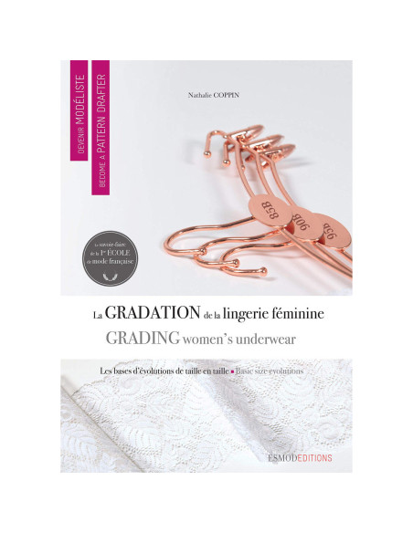 Livre devenir modéliste : la gradation de la lingerie féminine