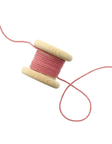 Cordon élastique 2.5 mm - Bois de rose