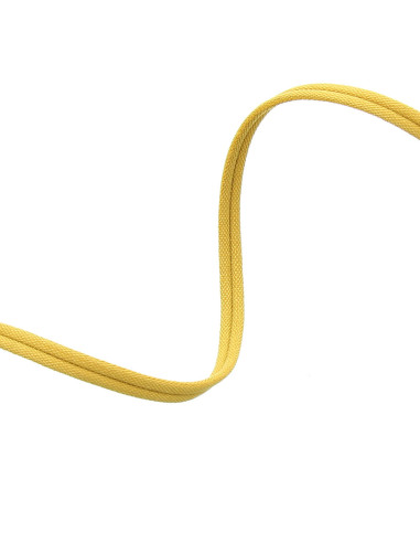 Cordon double passepoil recouvert mat - Moutarde