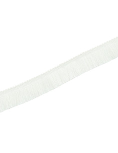 Frange deluxe 30 mm - Blanc