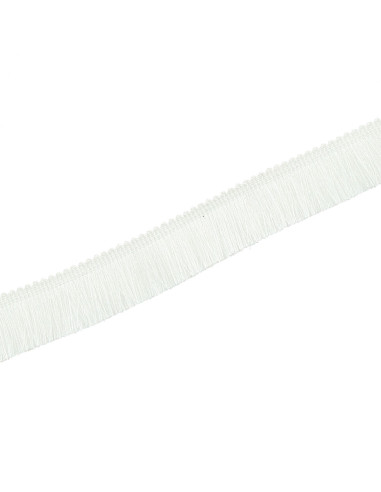 Frange deluxe 30 mm - Blanc