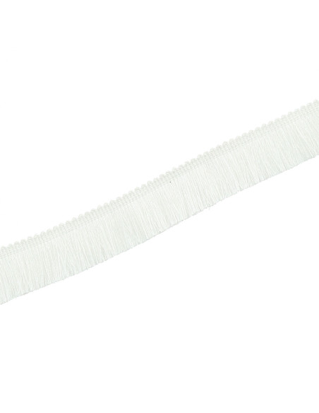 Frange deluxe 30 mm - Blanc