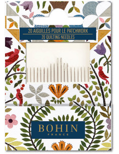 Carnet de 20 aiguilles pour le patchwork Bohin
