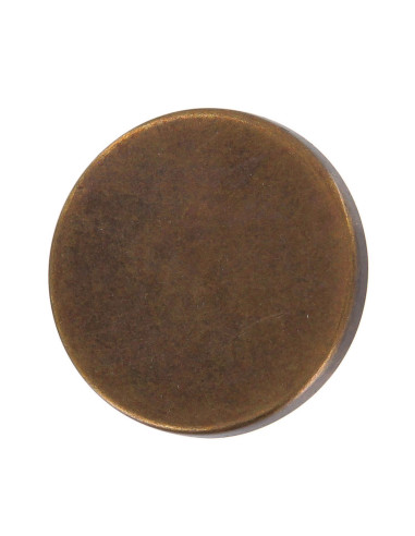 Bouton plat à queue - Bronze