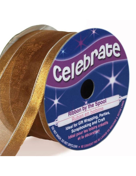 Ruban organza Celebrate or - 32 mm x 4 m
