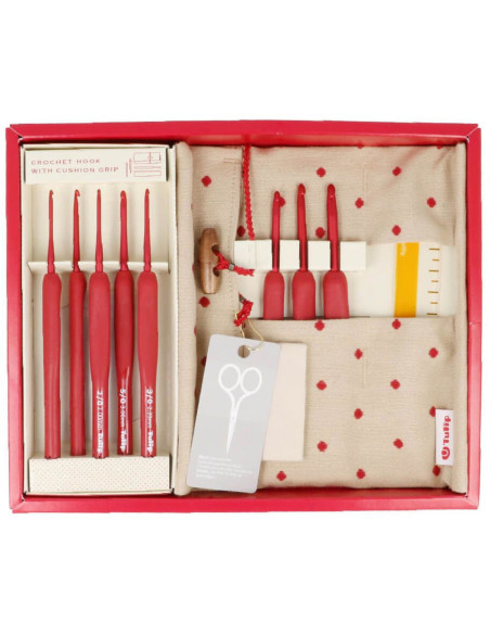 Set de crochets Tulip Etimo Red