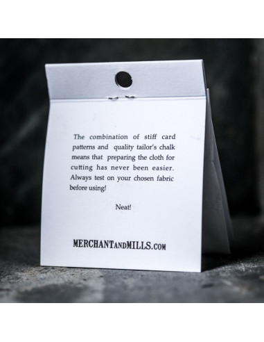 Craie tailleur blanche Merchant & Mills