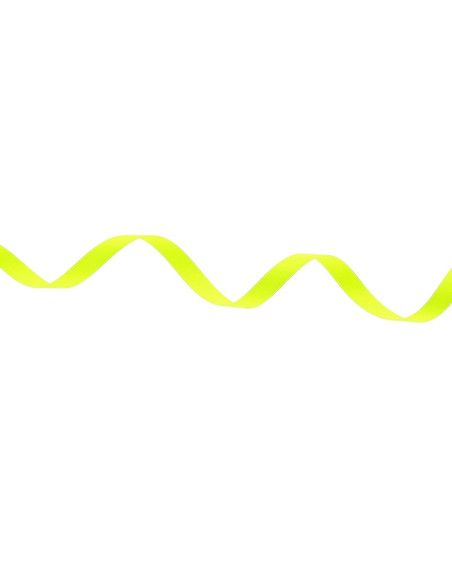 Ruban satin fluo - Jaune