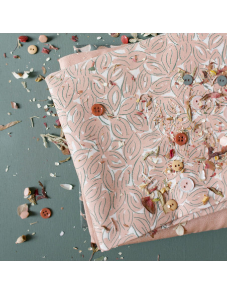 Tissu gaze de coton Petal Maple - Atelier Brunette