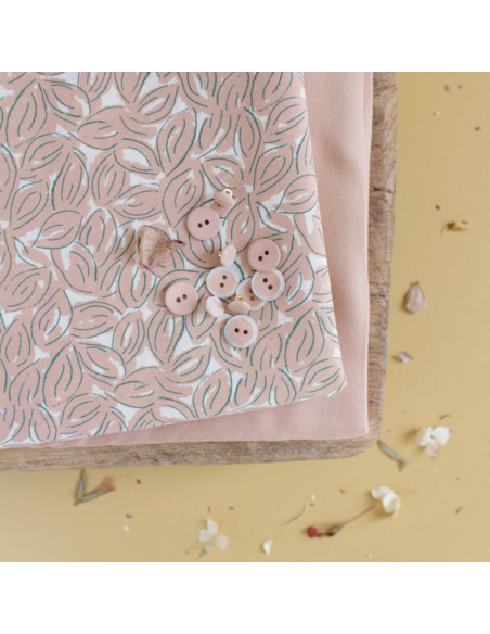 Tissu gaze de coton Petal Maple - Atelier Brunette