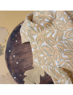 Tissu gaze de coton Petal Mustard - Atelier Brunette