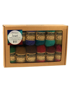 Coffret de 12 mini pelotes Scheejes Soft Fun - Jewel