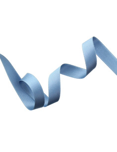 Ruban satin - Gris bleu