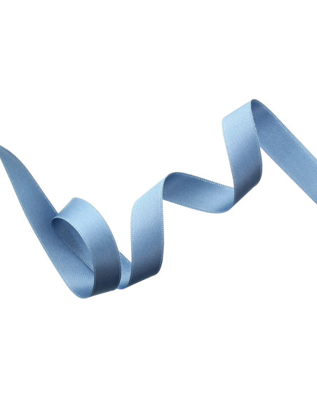 Ruban satin - Gris bleu