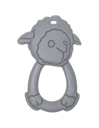 Anneau de dentition pour bébés - Mouton gris