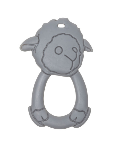 Anneau de dentition pour bébés - Mouton gris