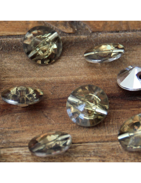 Set de 8 boutons à queue Cocktail 18 mm - Vert