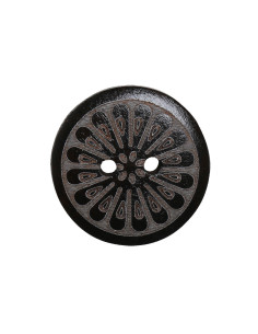 Paquet de 8 boutons en bois marguerite 18 mm 2