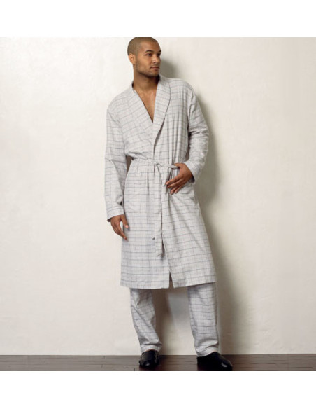 Patron de robe de chambre, ceinture, haut, short et pantalon - Vogue 8964
