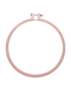 Cercle à broder plastique coloré