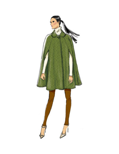 Patron de cape - Vogue 8959
